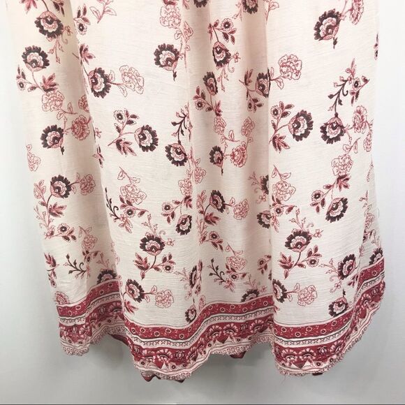 NEW Altar’d State Cream/ Red Floral Off Shoulder Dress - Picture 10 of 16